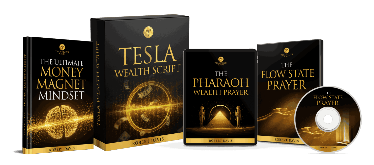 Tesla Wealth Script complete package – wealth manifestation audio program with 3 bonuses